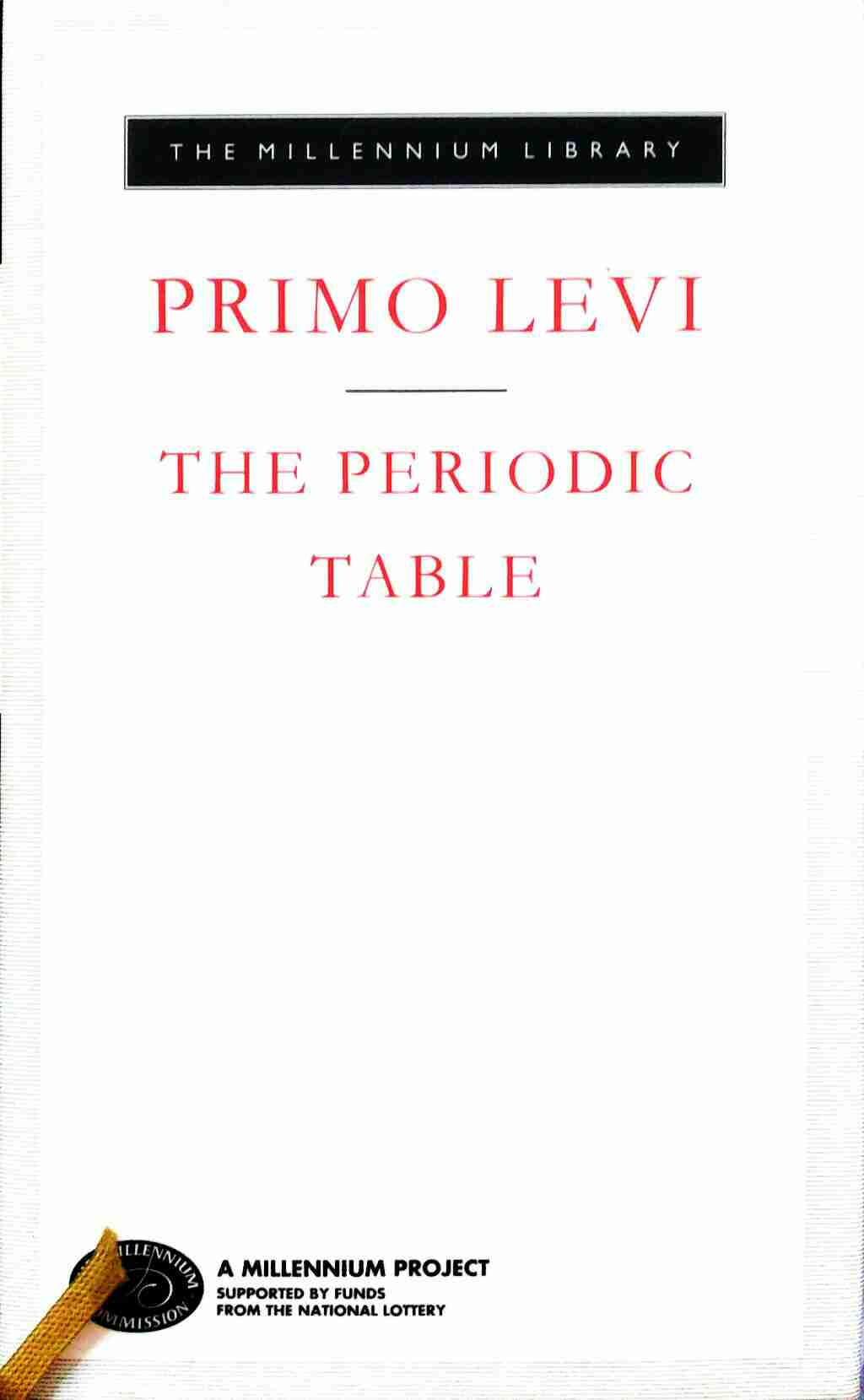 The Periodic Table by Primo Levi - Bookworm Hanoi