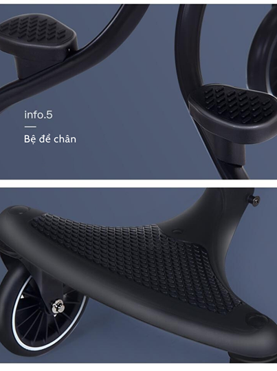 Xe đẩy 4 bánh 2 chiều BaobaoHao V5-B