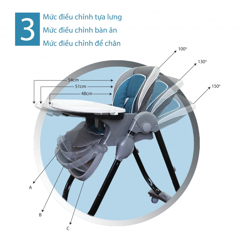 ghế ăn dặm cho bé giá bao nhiêu