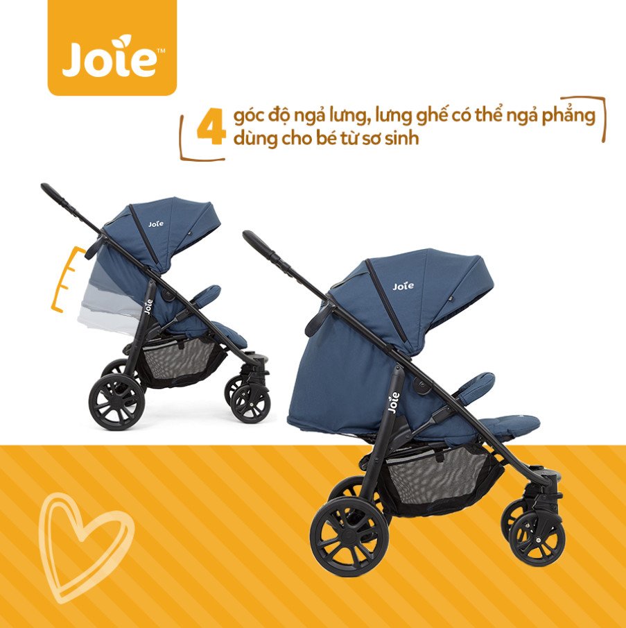 Xe Đẩy Trẻ Em Joie LITETRAX 4 DLX LAUREL 