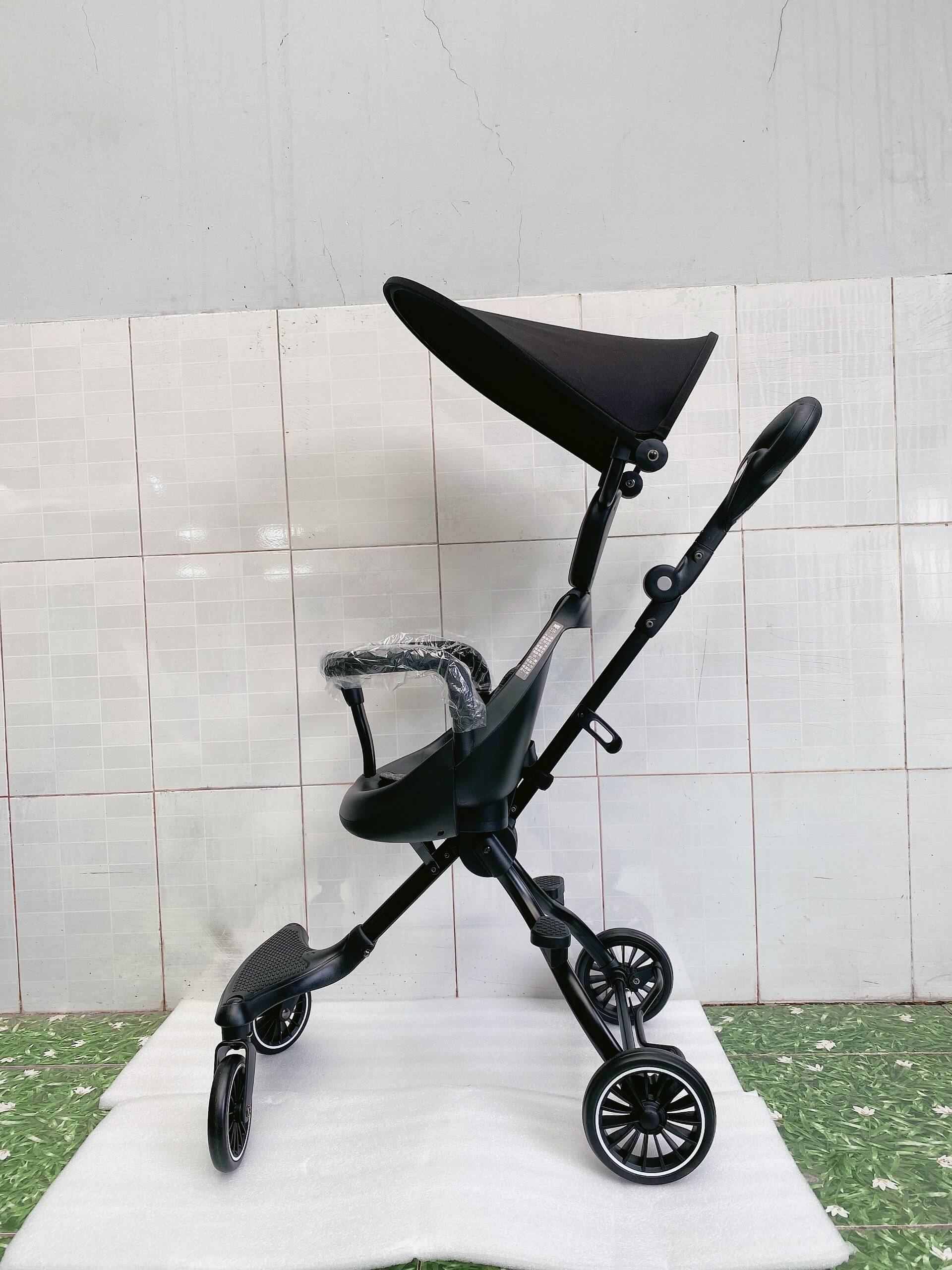 Xe đẩy BBH V3 -B Hàng Cao Cấp Có Mái Che