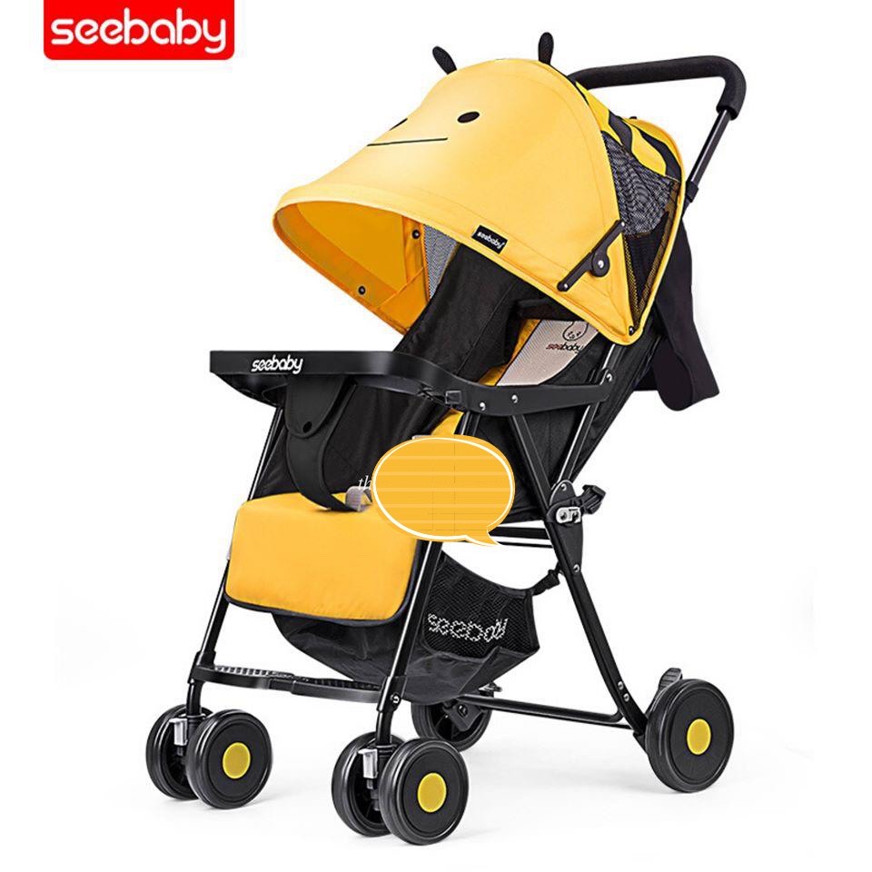 Xe Đẩy Seebaby QQ3 - Tai Ong Đẩy 1 Chiều 3 tư thế | Baby Của Bố Xe Đẩy Seebaby Qq3 - Tai Ong Đẩy 1 Chiều 3 Tư Thế | Baby Của Bố