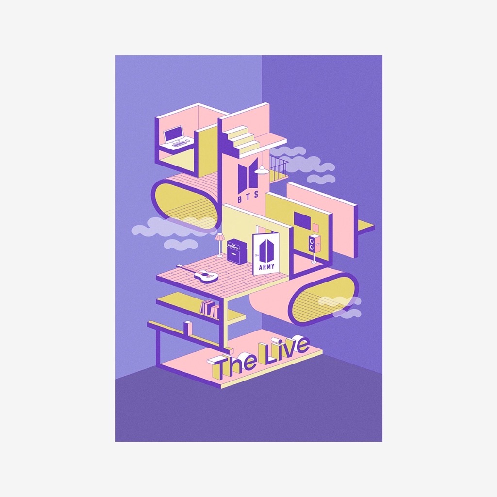 order bang bang con the live ticket gac xep bangtan