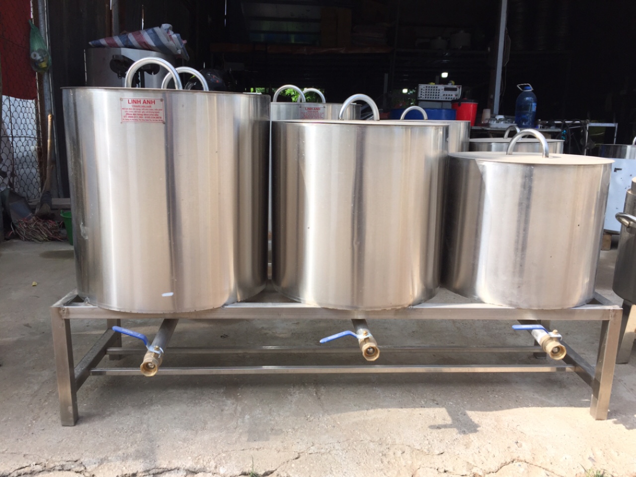 Thu mua thanh lý nồi điện nồi phở cũ Hải phòng 613 Nồi nấu phở. Nồi nấu phở điện. Bộ nấu phở 3 nồi - hoàng quỳnh - 0913040613 - docuhaiphong.vn