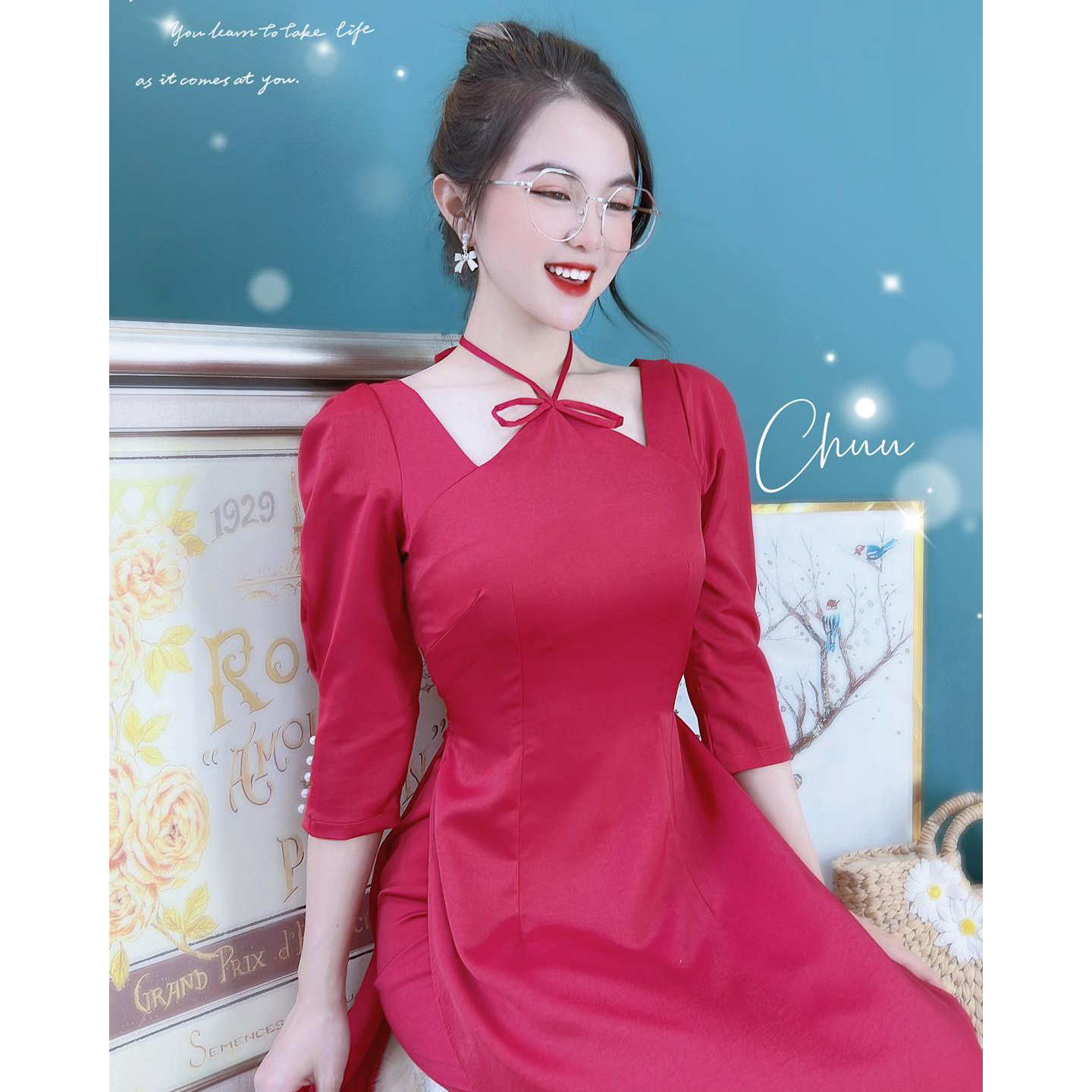 Tổng Hợp Mẫu Áo Dài Bê Tráp Màu Đỏ Đẹp Nhất Năm 2024