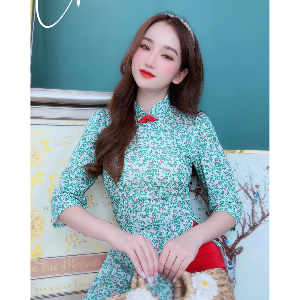 Gợi Ý 10+ Mẫu Áo Dài Đồng Phục Màu Xanh Đẹp Nhất 2024 Cho Các Chị Em