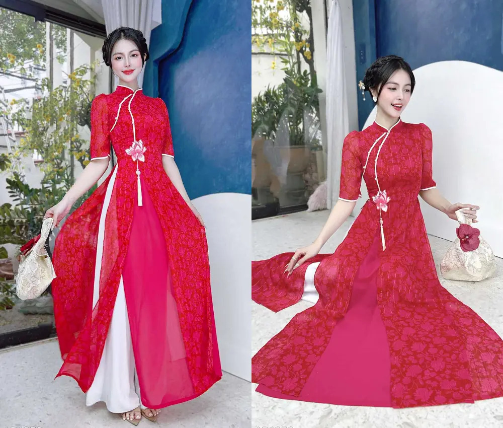 Những Mẫu Áo Dài Cách Tân Tết Đẹp 2025 Tại Áo Dài CHUU