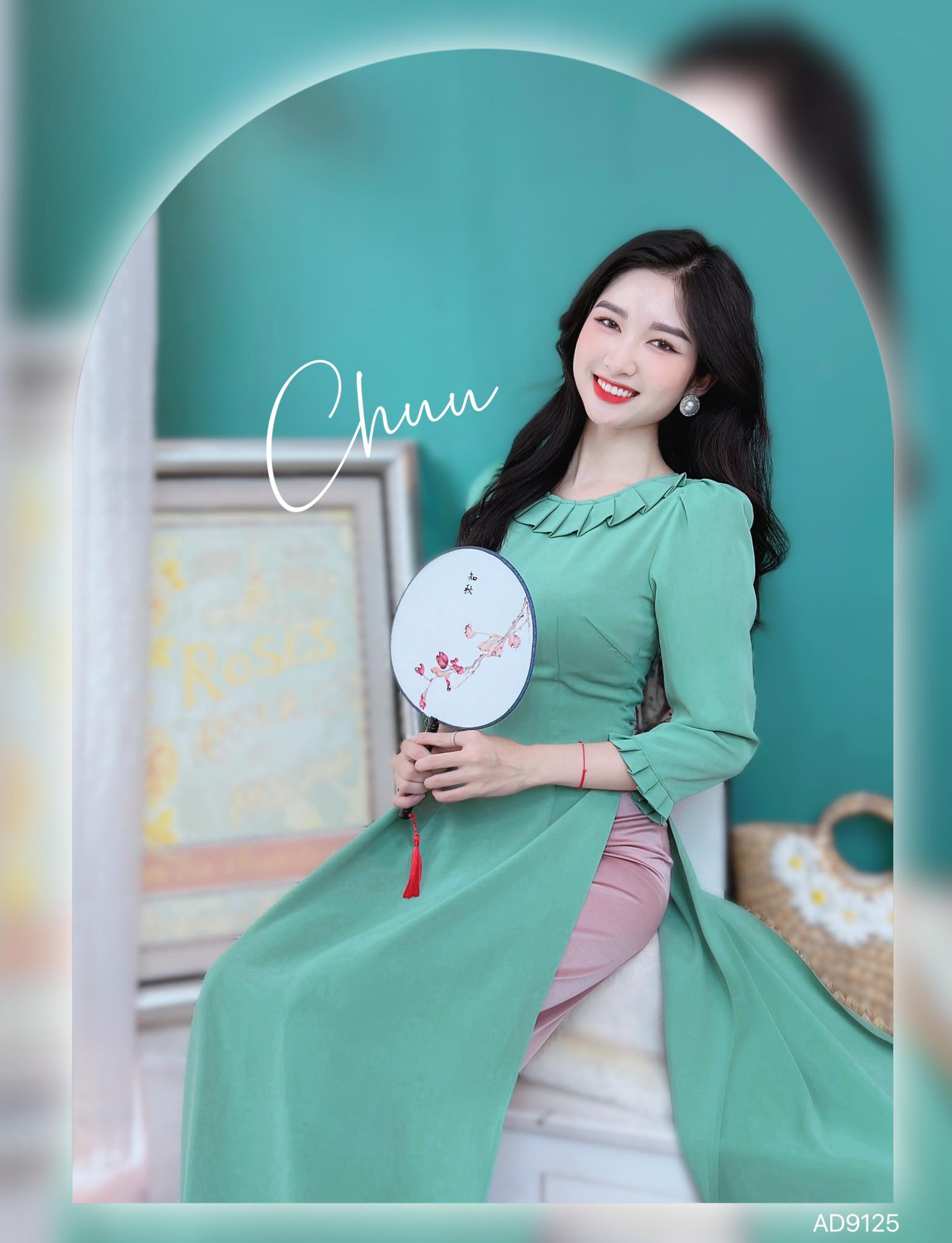 Áo Dài Cổ Mặt Trời CHUU