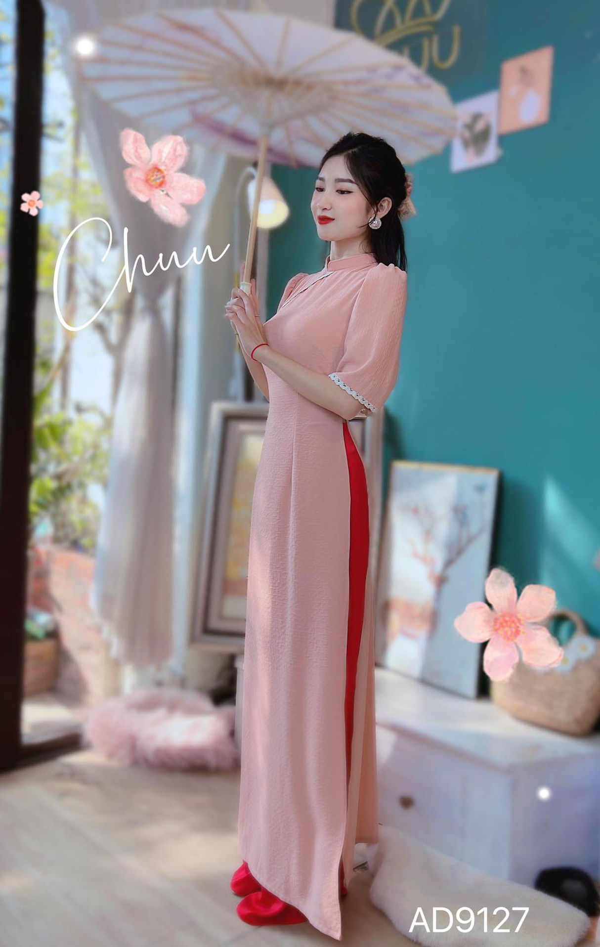 Áo dài vân dứa