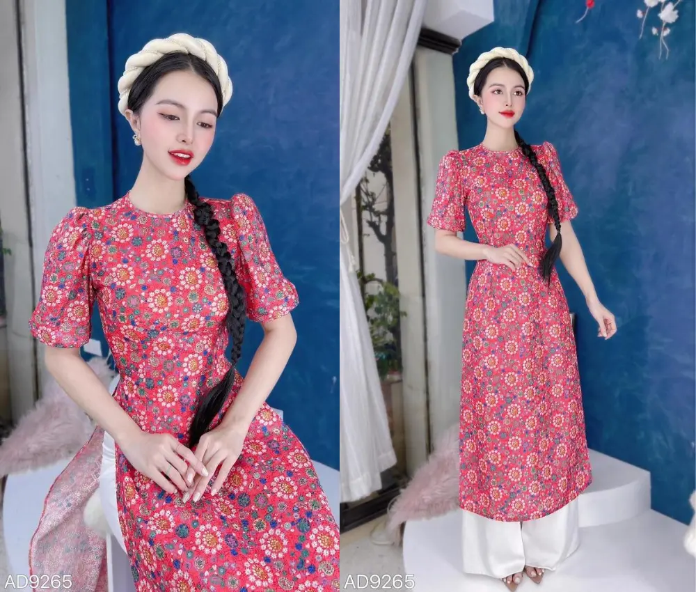 Áo dài gấm
