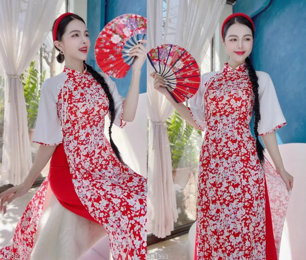 Áo dài gấm