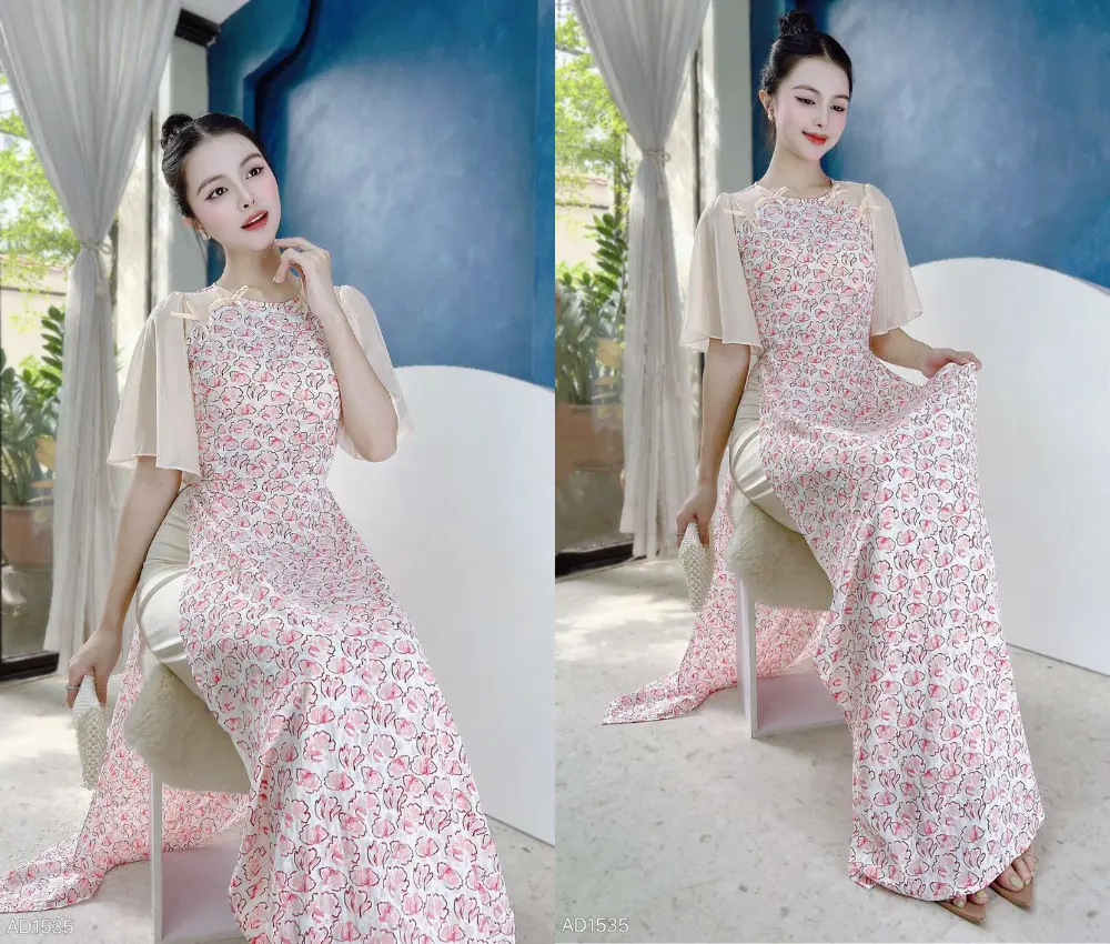 Áo dài tay bèo