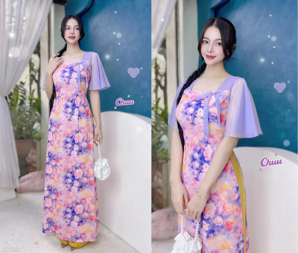 Áo dài tay bèo