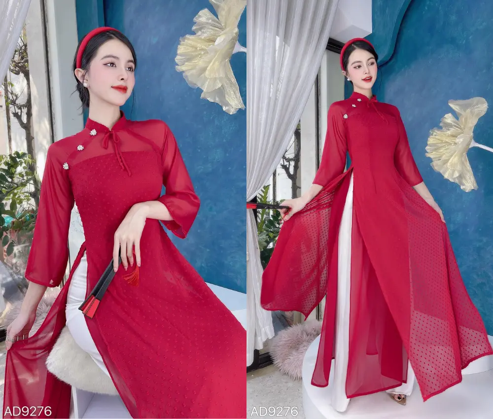 cách tạo dáng chụp hình tết với áo dài