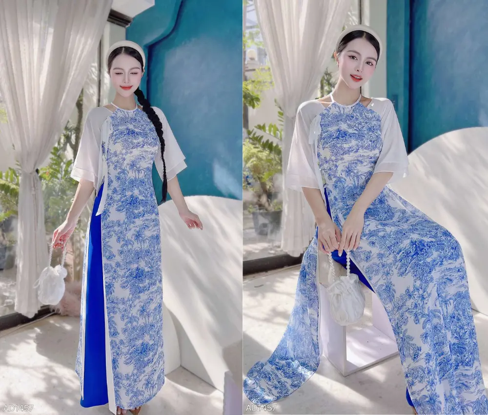 Áo dài cách tân tết 2025