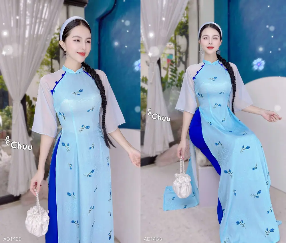 Xu hướng áo dài tết 2025