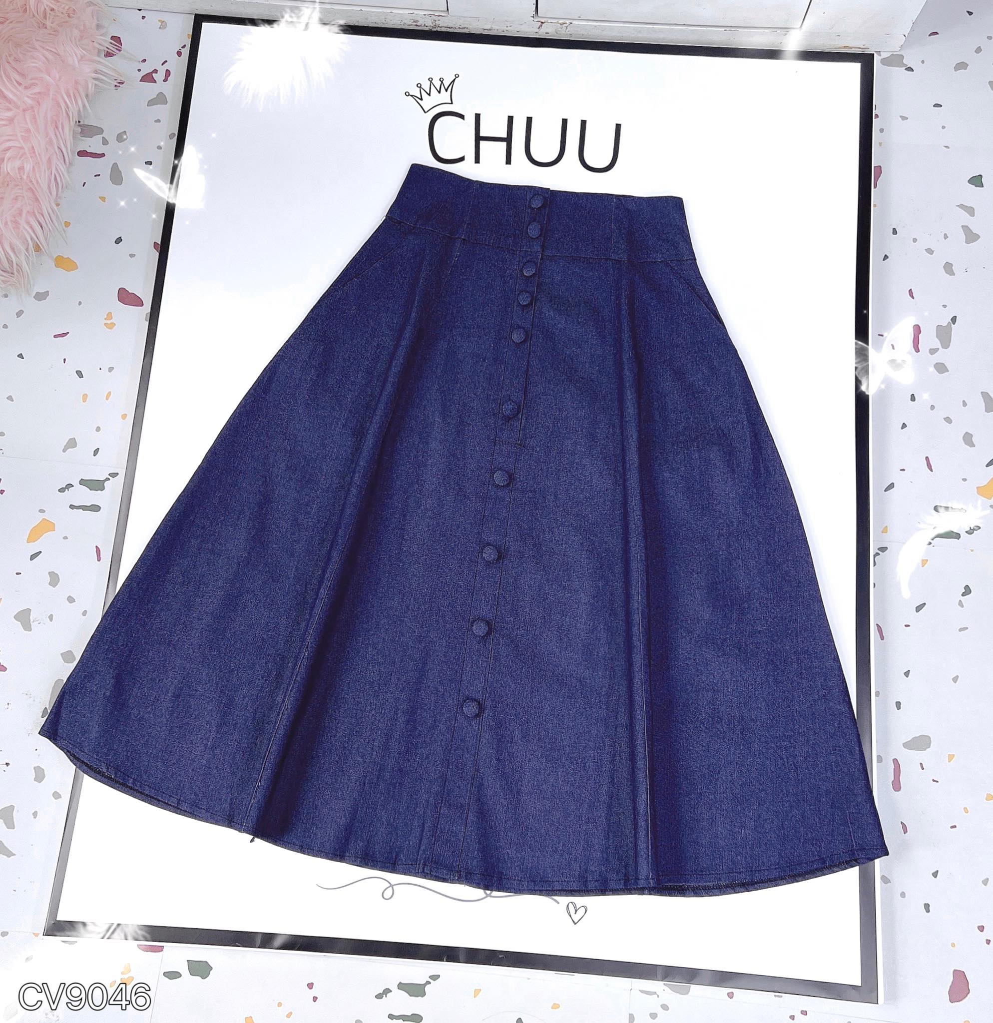 Mua Chân váy bò dáng dài EMIX, denim, đuôi cá, dáng ôm, phối bèo dài,  ulzzang Hàn Quốc 6857 | Tiki