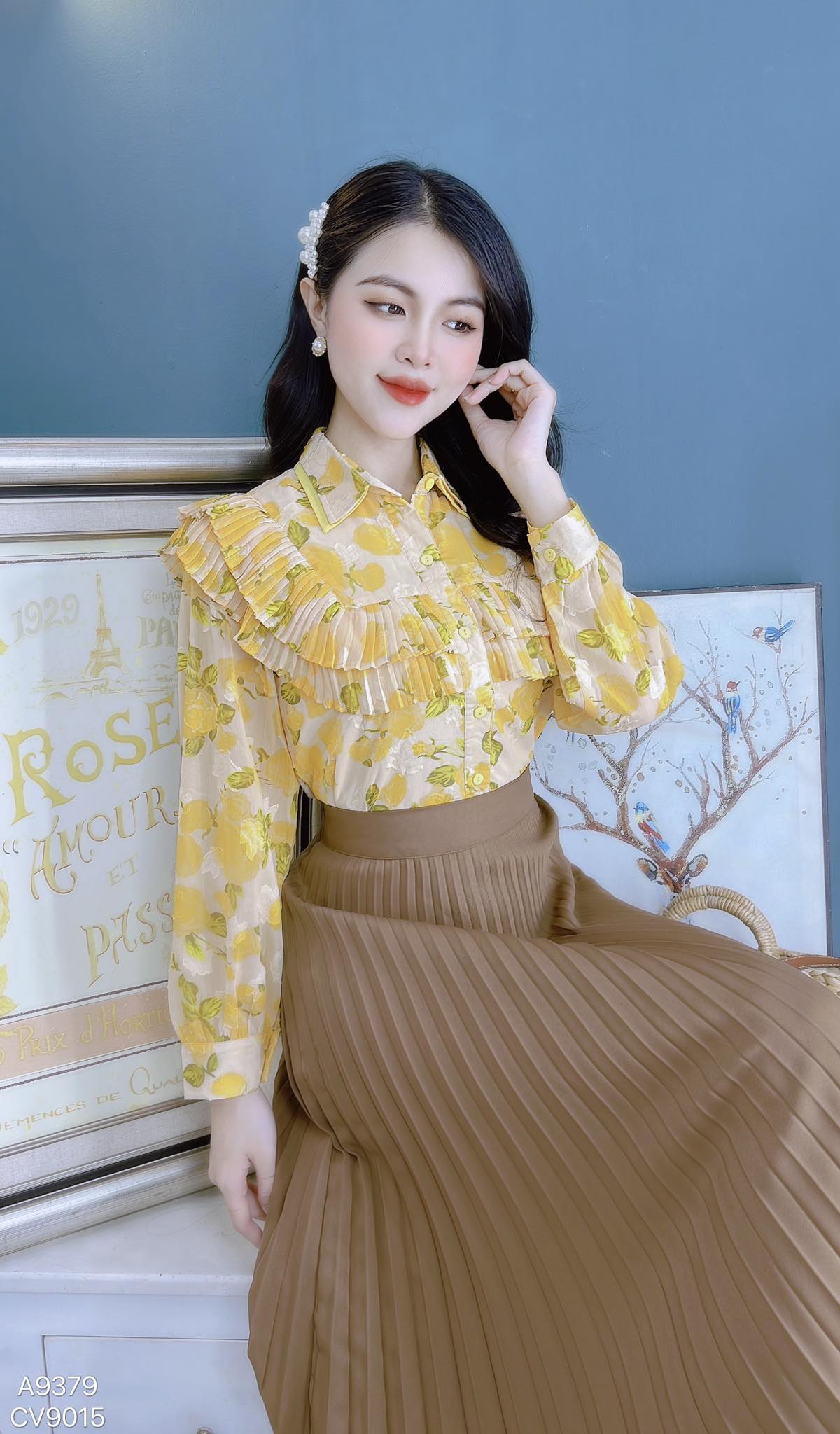 Áo váy đôi sơ mi cặp cao cấp du lịch, chụp cưới - Đồ đôi thời trang thiết  kế nam nữ chất đẹp màu xanh AV177 | Shopee Việt Nam