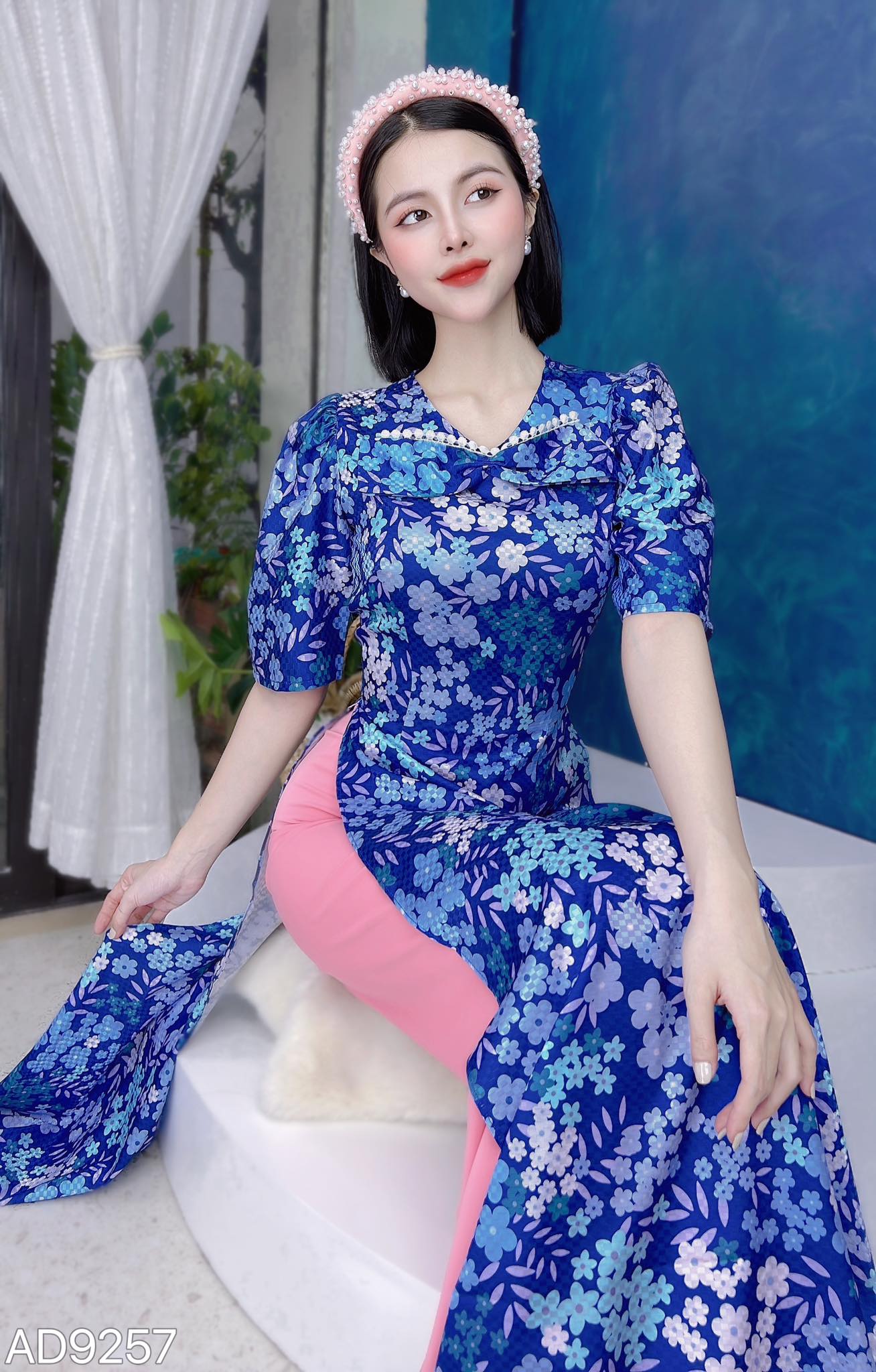 Áo Dài Nơ Nữ Hoàng AD9257 Áo Dài Nơ Nữ Hoàng AD9257