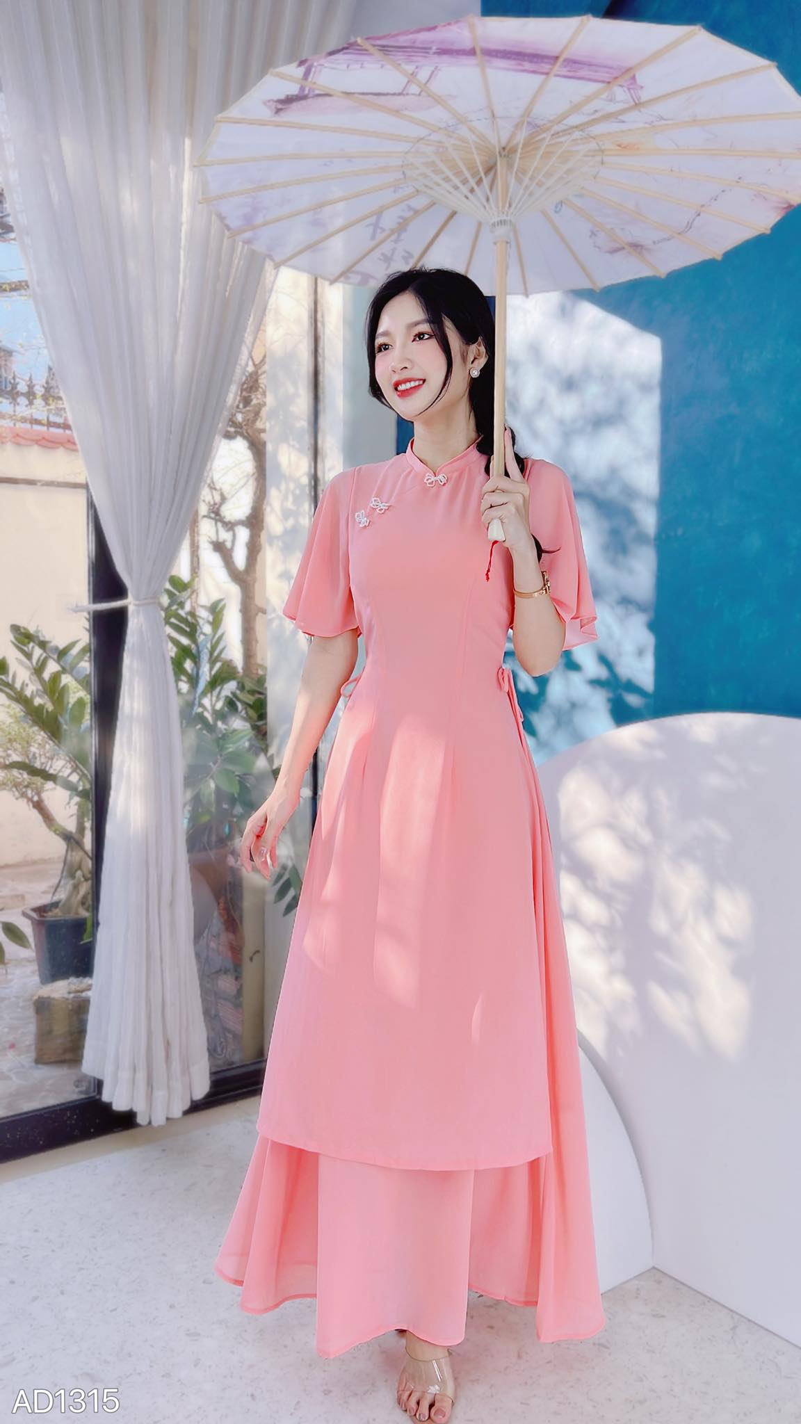 Đầm chiffon Mùa Hè 2023 Dáng Ngắn - Tay Ngắn Có Nắp Đậy Cho Mẹ [Hàng Có  Sẵn] Cho Nữ Trung Niên - aged | Shopee Việt Nam