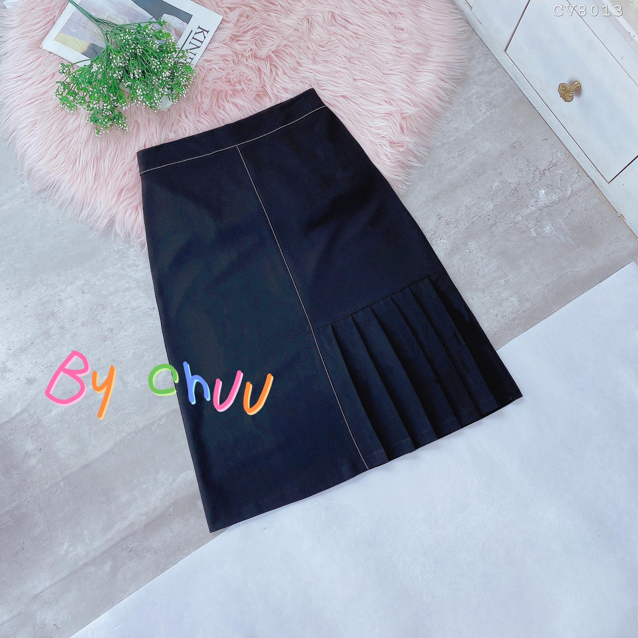 Mua Chân váy xoè xếp ly tennis skirt - ngắn -lưng cao, đen, nâu trắng - vải  đẹp tuyết mưa cao cấp dễ thương cá tính - Yeep