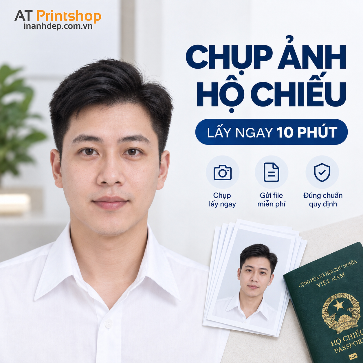 Chụp Ảnh Hộ Chiếu Hà Nội – Lấy Ngay Trong 10 Phút