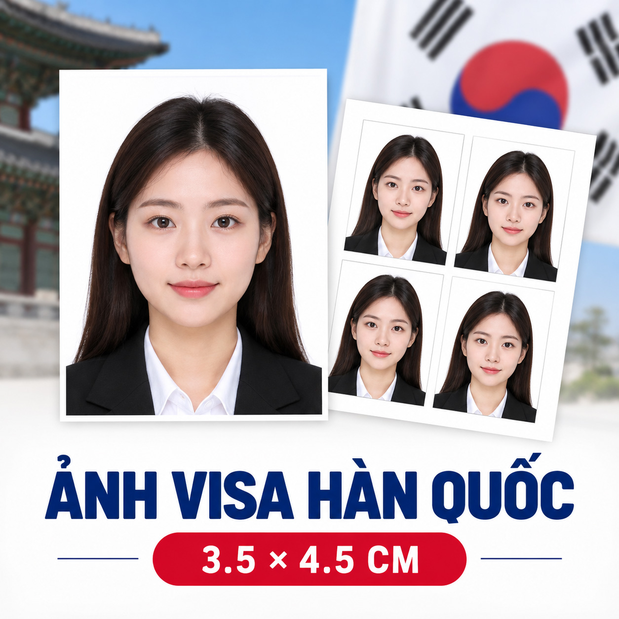 Chụp Ảnh Visa Hàn Quốc Đúng Chuẩn – Lấy Ngay Tại Hà Nội