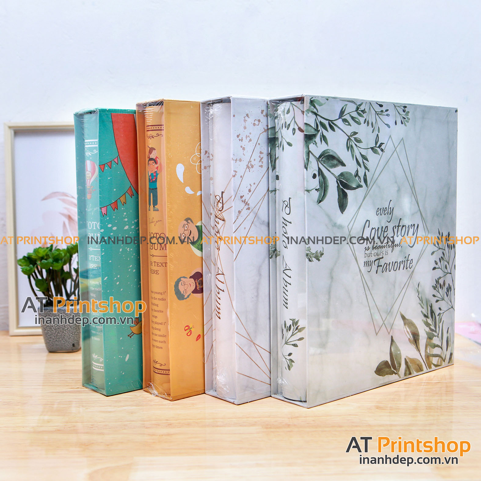 Album đựng 200 ảnh 13x18 - có hộp đựng