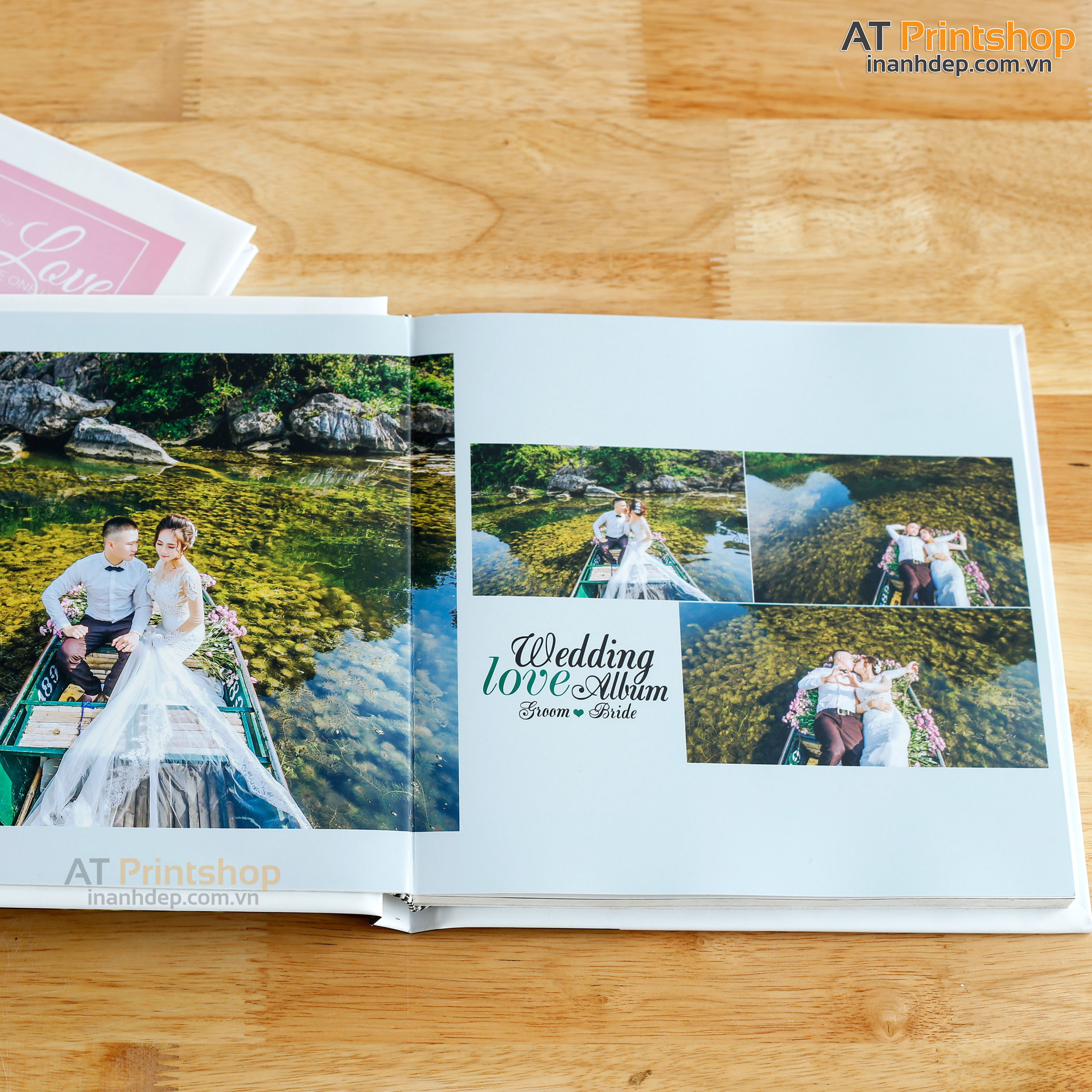 Photobook cưới giúp bạn tạo ra một dấu chân đáng nhớ về ngày cưới của mình. Với sự kết hợp giữa công nghệ in ấn hiện đại và sự sáng tạo của bạn, sản phẩm này sẽ là một món quà đẹp và ý nghĩa dành cho đôi uyên ương.