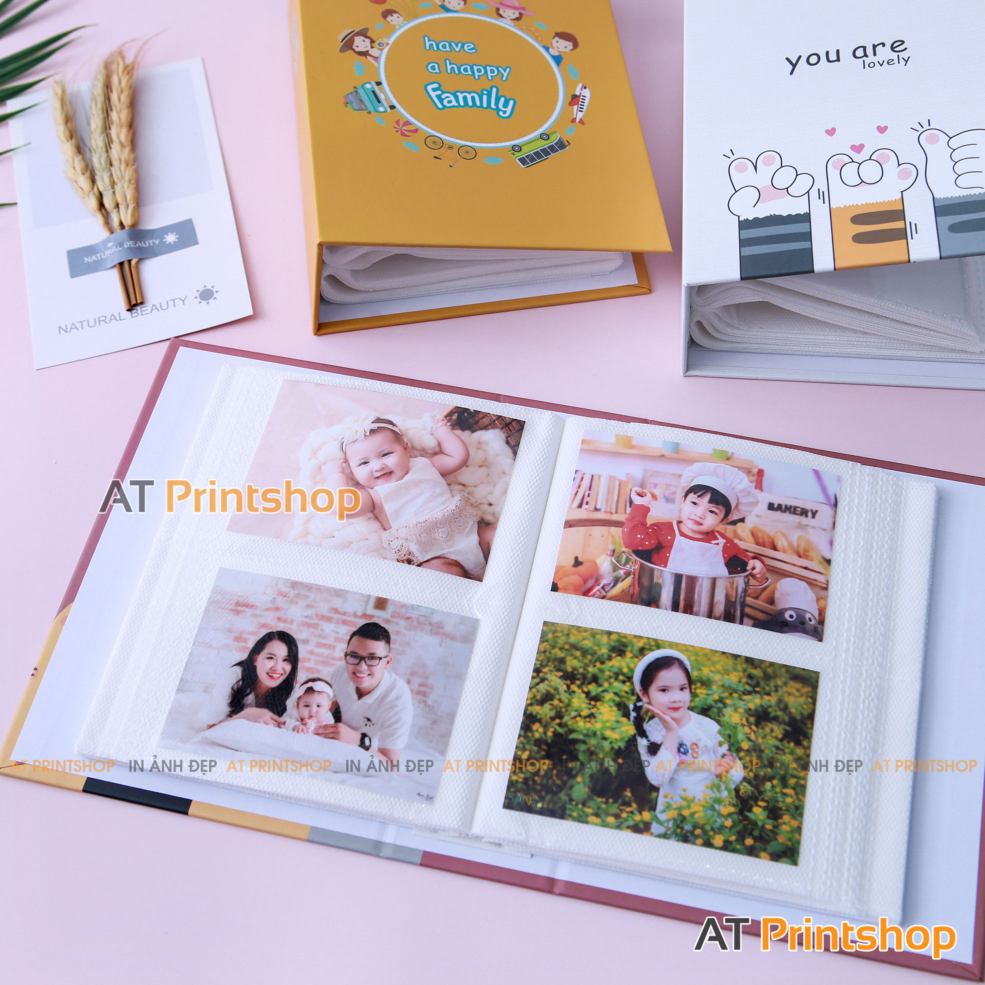 Combo 100 Ảnh 6x9 Ép Plastic + Album 100 Ảnh