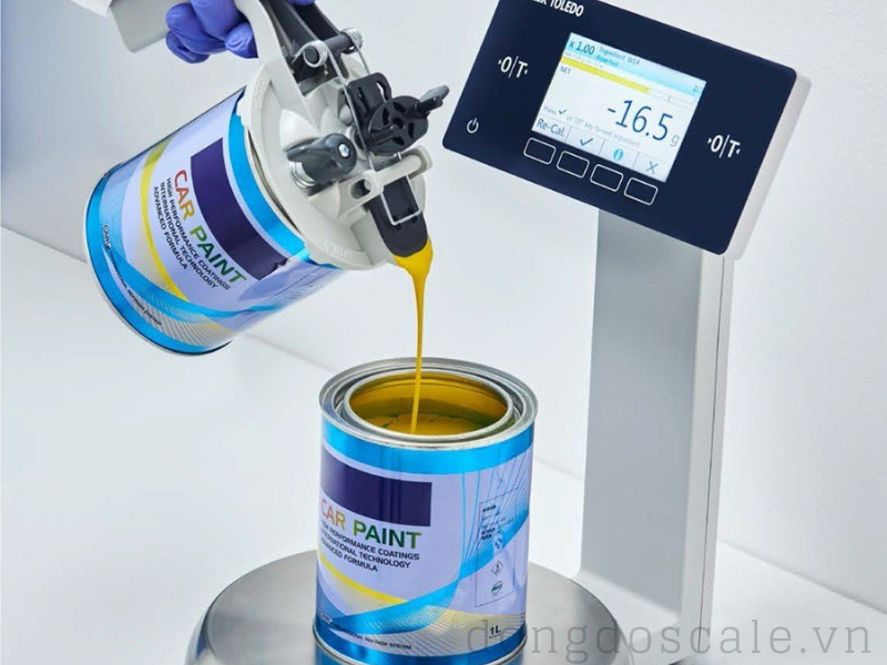 Cân pha sơn 7,5kg màn hình cảm ứng RPA455 Mettler Toledo