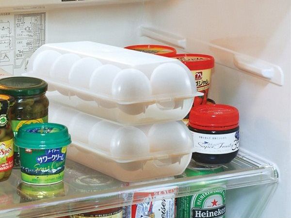 Khay Đựng Trứng 10 Ngăn Có Nắp Đậy Nhật Bản