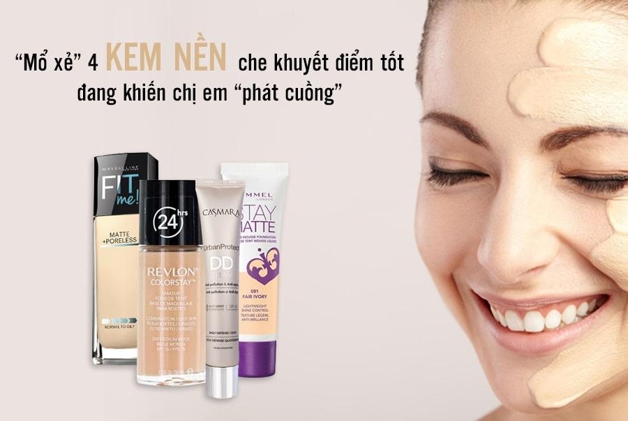 “Mổ xẻ” 4 kem nền che khuyết điểm tốt đang khiến chị em “phát cuồng”