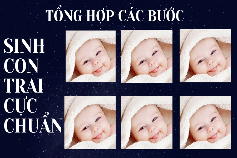 TỔNG HỢP CÁC BƯỚC SINH CON TRAI THEO Ý MUỐN CỰC CHUẨN TỔNG HỢP CÁC BƯỚC SINH CON TRAI THEO Ý MUỐN CỰC CHUẨN