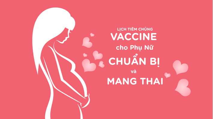 LỊCH TIÊM CHỦNG VACCINE CHO PHỤ NỮ CHUẨN BỊ & MANG THAI