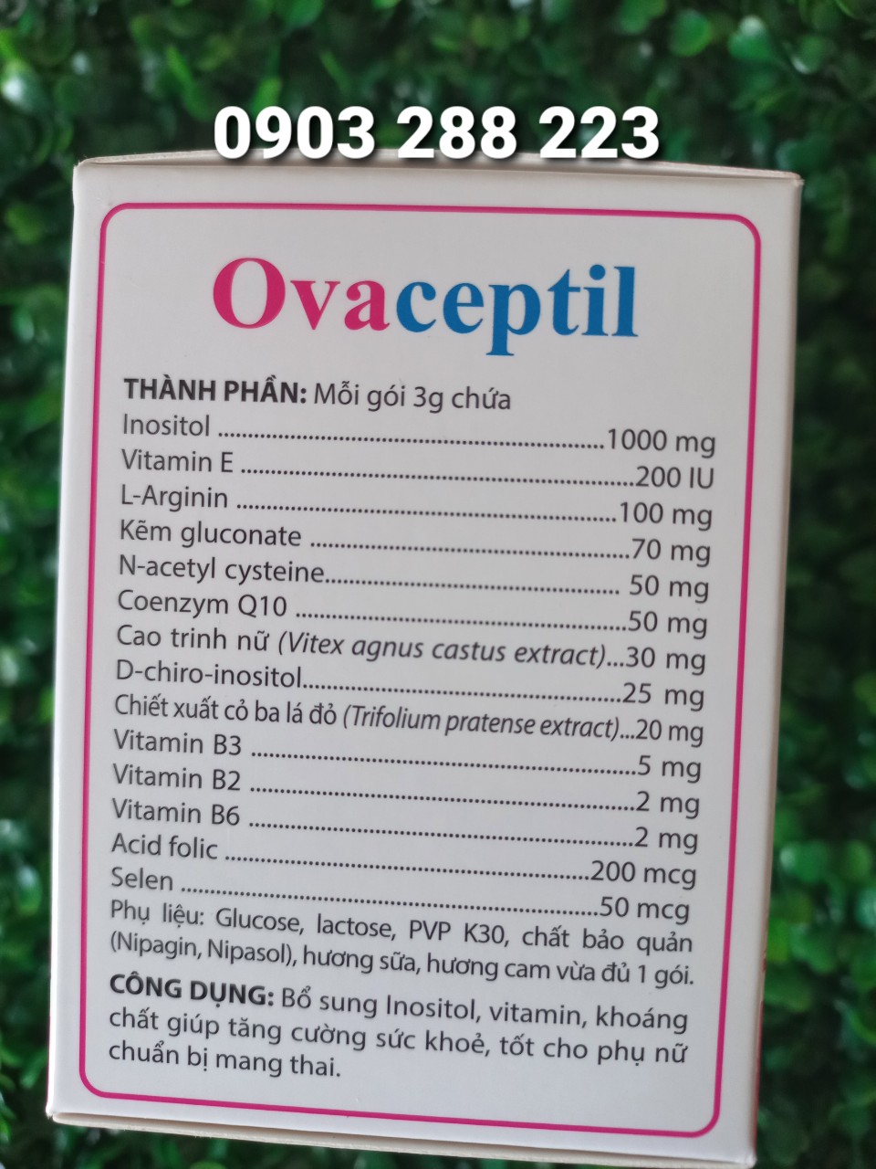 Bổ trứng Ovaceptil