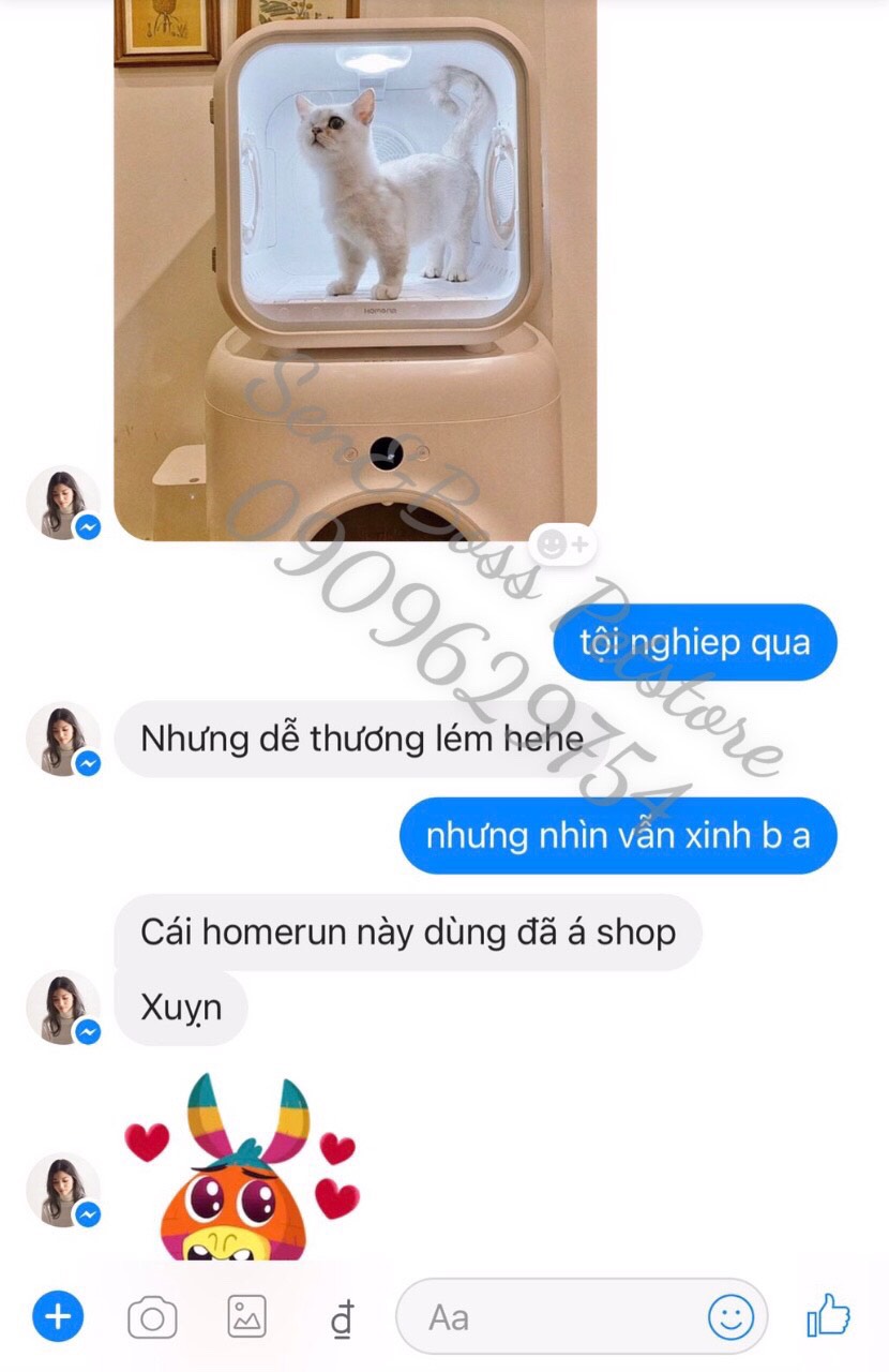 Feedback khách hàng lồng sấy Homerun