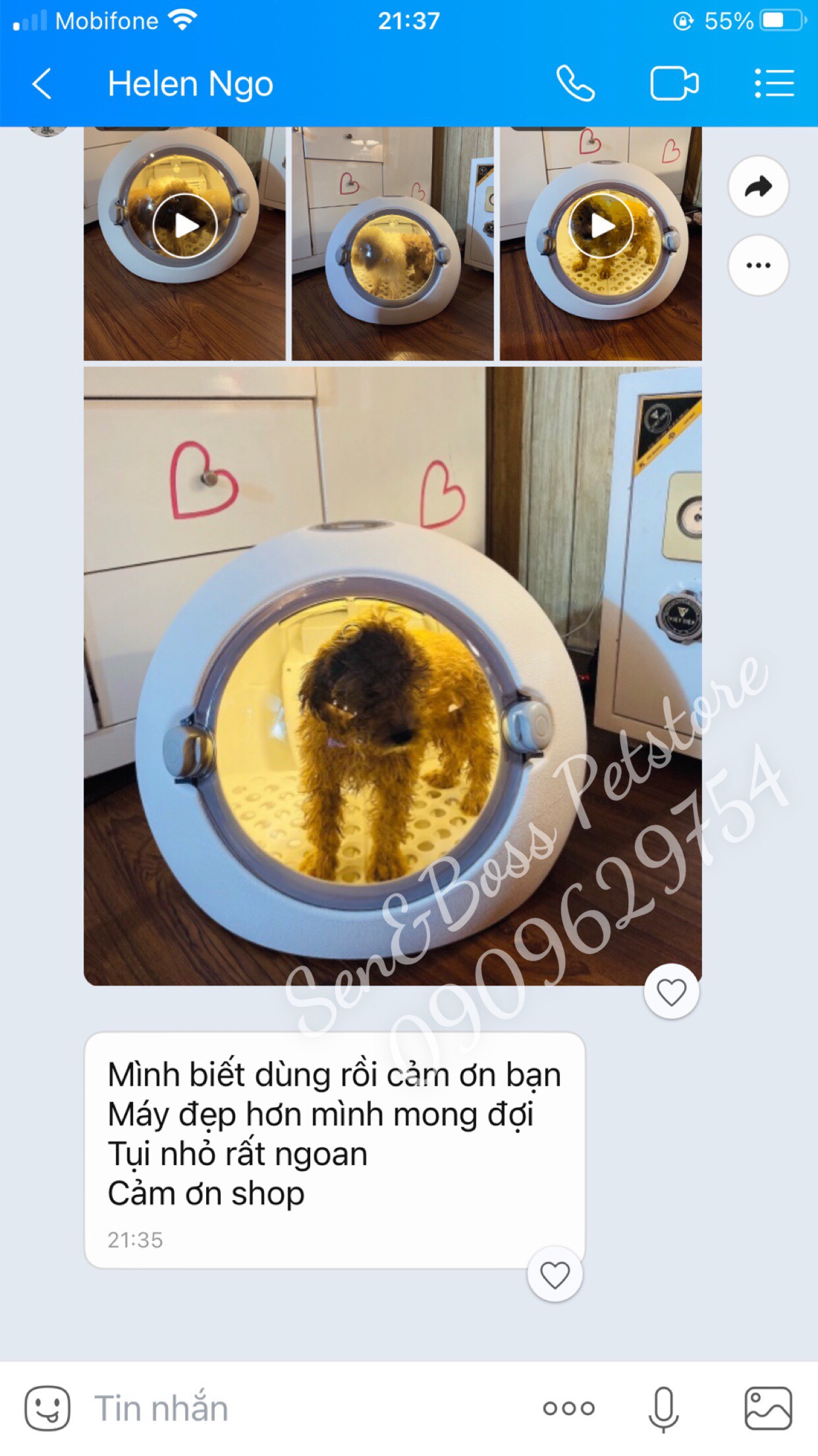 Feedback lồng sấy Papifeed