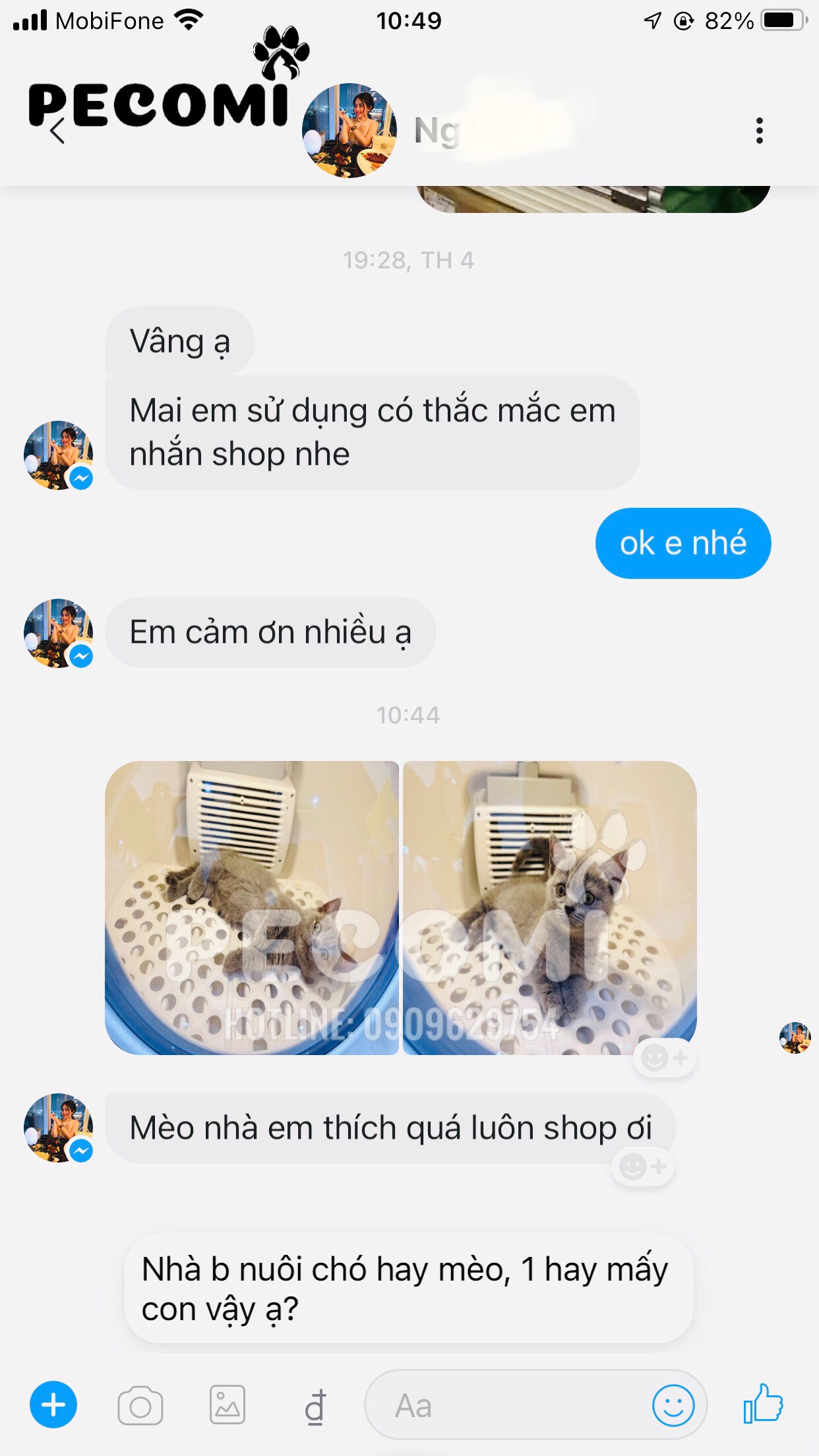 Feedback lồng sấy Papifeed