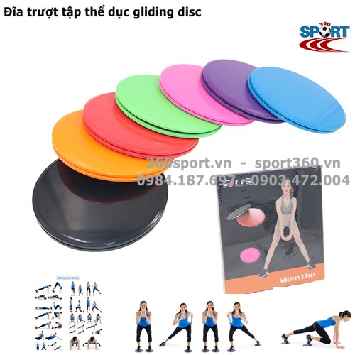 Đĩa trượt tập thể dục gliding disc 