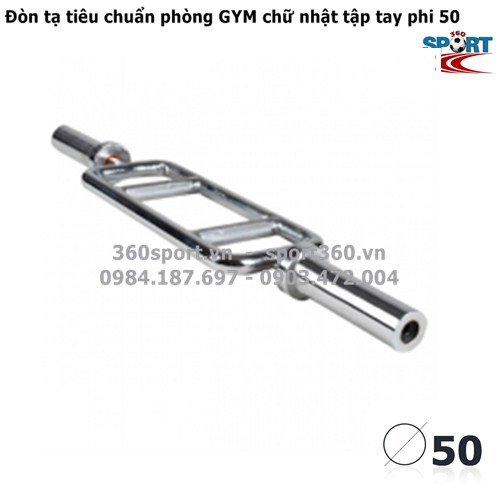 Đòn tạ chữ nhật tập tay phi 50 phòng GYM 