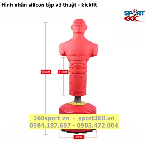 Hình nộm tập võ silicon 