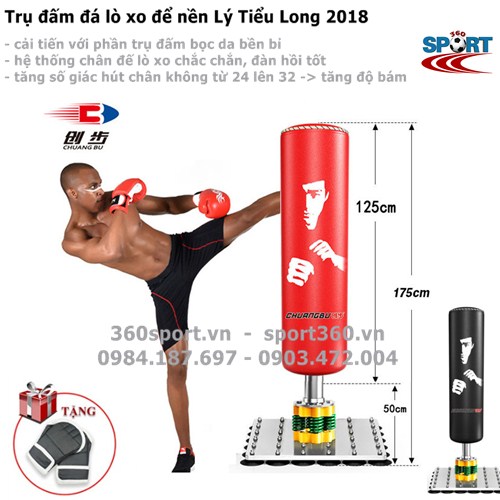 Trụ đấm đá lò xo Lý Tiểu Long 2018