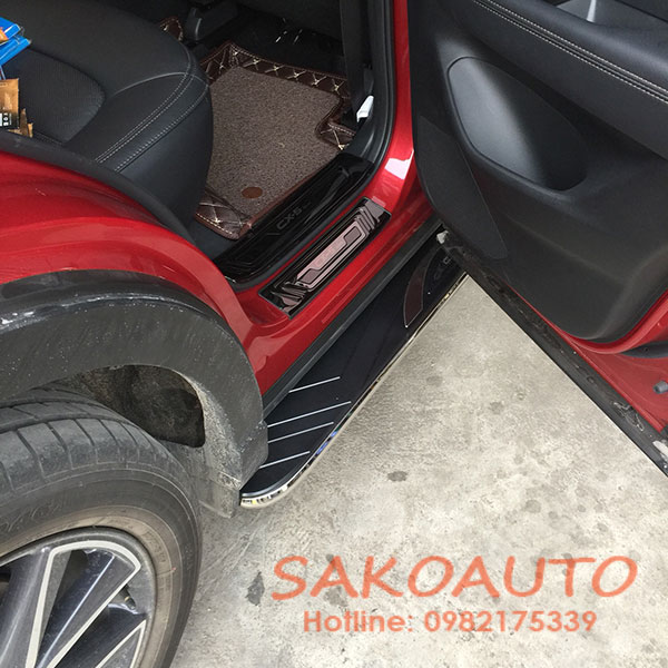 óp bậc cửa titan mazda cx5 2019