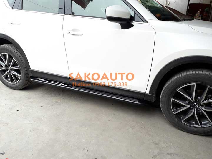 lắp bệ bước chân mazda cx5 2019