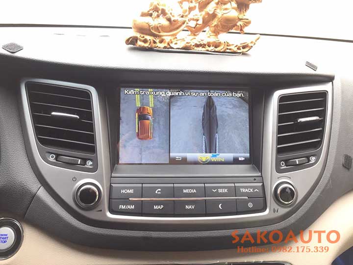 XE TUCSON LẮP CAMERA 360
