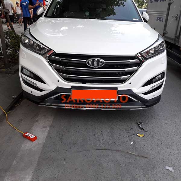 xe hyundai tucson 2019 độ líp pô