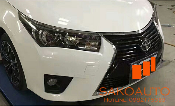 độ mặt calang cho xe altis mẫu lexus