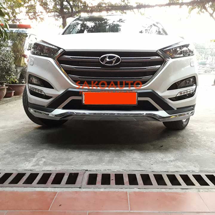 cản ốp trước xe tucson 2019