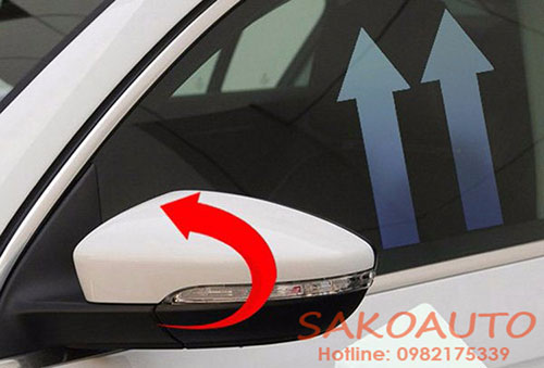 gập gương lên kính tự động xe altis 2019